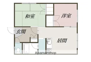 イーストタウン【2階】の間取り