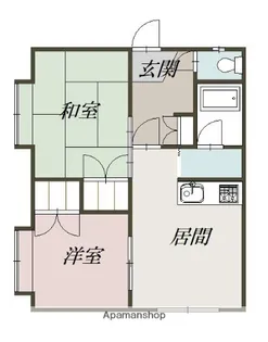 イーストタウン【1階】の間取り