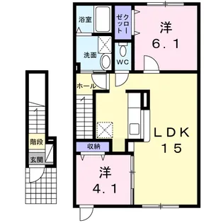 ソナーレ【2階】の間取り