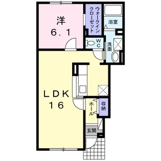 ベル オーブ【1階】の間取り