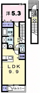 ミラージュA【2階】の間取り