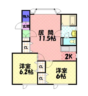 ネスト413【101号室】の間取り