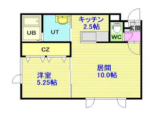 ヒルズシオン【2階】の間取り