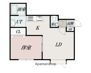 グルービー107【1階】の間取り