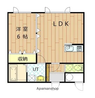 SUN NATULUX【205号室】の間取り