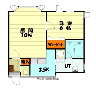 カリオンR【103号室】の間取り
