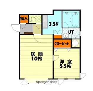 カリオンR【105号室】の間取り