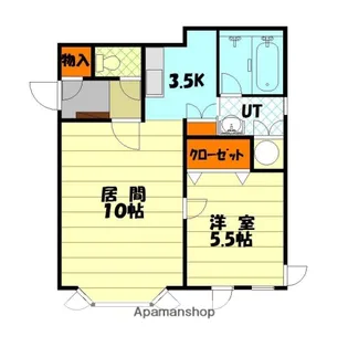 カリオンR【2階】の間取り