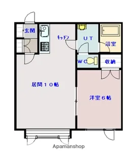 PRESIDENT A【101号室】の間取り