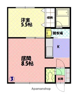 サンシャイン97【203号室】の間取り