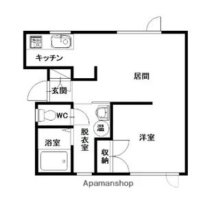メゾン・ド・カミーユB【1階】の間取り