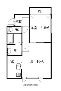 ファンタジスタ【203号室】の間取り