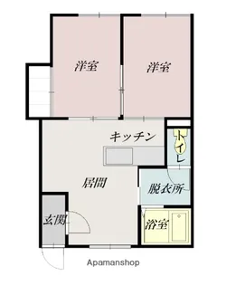 クルーズハウス豊岡2.6【2階】の間取り