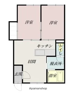 クルーズハウス豊岡2.6【2階】の間取り