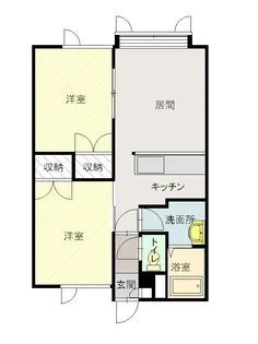 LEBEN6・5【203号室】の間取り