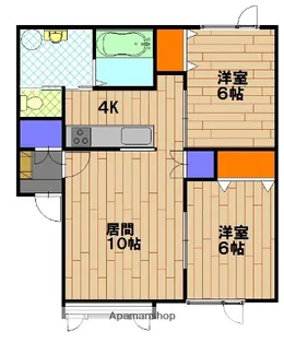 ALTO23【1階】の間取り