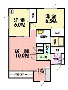 東光ステイ7.9【101号室】の間取り