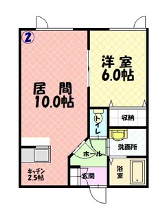 パープル【1階】の間取り