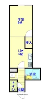 リーフ豊岡【2階】の間取り