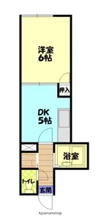 リーフ豊岡【1階】の間取り