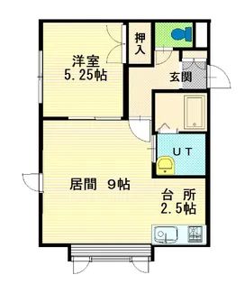 グランビュー東光【2階】の間取り