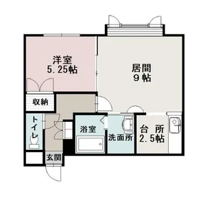 グランビュー東光【2階】の間取り