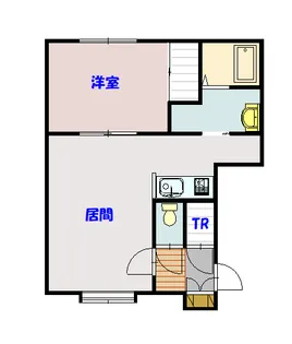 ハーベストA【2階】の間取り