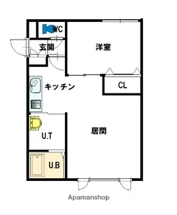 パラダイス【2階】の間取り
