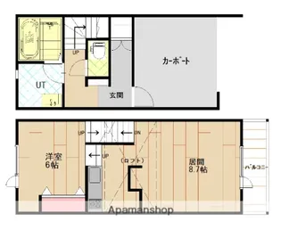 LAGOON永山B【1階】の間取り