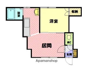 スクエアⅡ【1階】の間取り