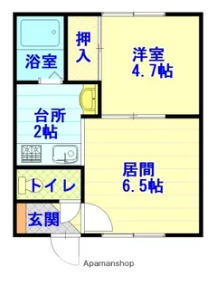スクエアⅡ【1階】の間取り