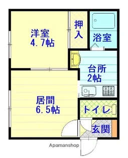 スクエアⅡ【1階】の間取り