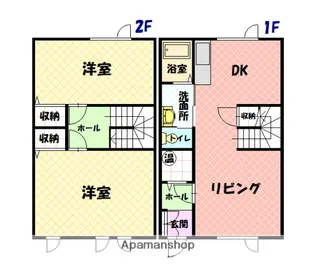 B・バーデンⅠ【101号室】の間取り