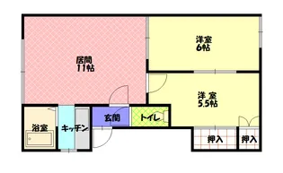 ローナ【101号室】の間取り