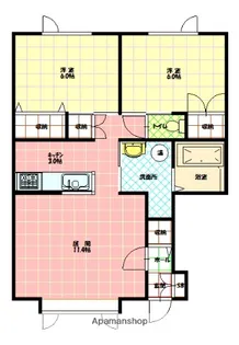 MIK ATLANTIS【1階】の間取り
