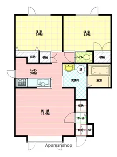 MIK ATLANTIS【1階】の間取り