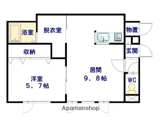 グランピア5・4【2階】の間取り
