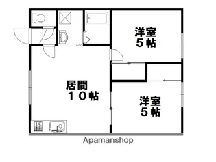 カーサベルデ旭川【1階】の間取り