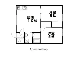カーサベルデ旭川【1階】の間取り