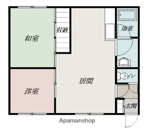 一番館【2階】の間取り