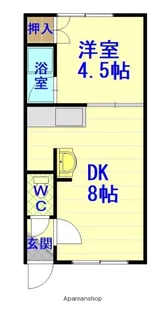 エスポワール22【202号室】の間取り