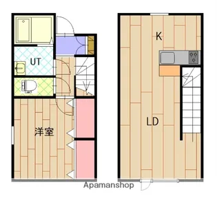 PASSIVE.A.K【D号室】の間取り