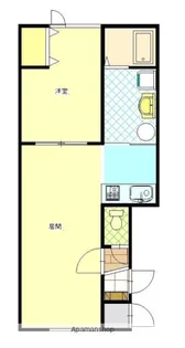 ラメゾン豊岡B【106号室】の間取り