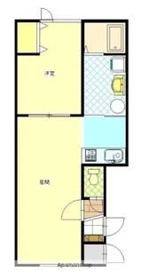 ラメゾン豊岡B【1階】の間取り