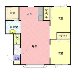 シーガル【203号室】の間取り