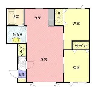 シーガル【2階】の間取り