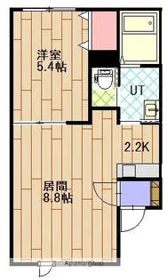 クラージュ【2階】の間取り