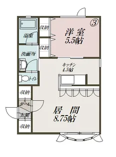 ティアラⅠ【2階】の間取り