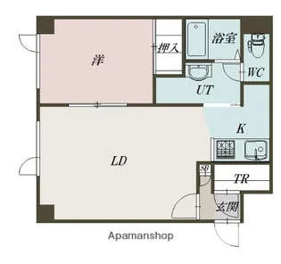 アポロ【1階】の間取り