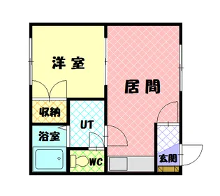 グランデ忠和A【102号室】の間取り
